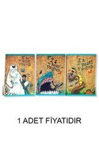 Keskin Color A7 40 Yaprak Dikişli Karton Kapak 1 Adet Okul Defteri