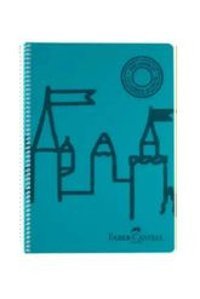 Faber Castell A4 80 Yaprak Çizgili Telli Yumuşak Kapak 1 Adet Kale Okul Defteri