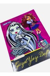 Gıpta A4 40 Yaprak Çizgili Dikişli Karton Kapak 1 Adet Monster High Okul Defteri