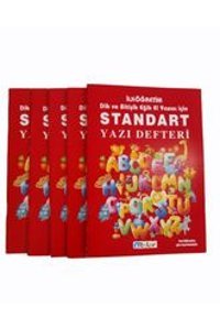Mcolor Colornote A5 12 Yaprak Çizgili Dikişli Karton Kapak 5'li Okul Defteri