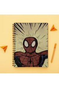 Lucidum A5 100 Yaprak Çizgisiz Telli Karton Kapak 1 Adet Spiderman Okul Defteri
