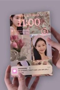 Namgo A5 24 Yaprak Çizgisiz Dikişli Karton Kapak 1 Adet Wonyoung Okul Defteri Pembe