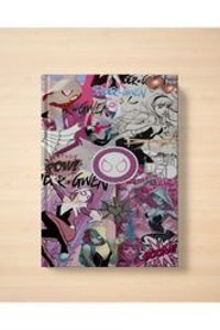 Lucidum A5 24 Yaprak Çizgisiz Dikişli Karton Kapak 1 Adet Spiderwoman Okul Defteri