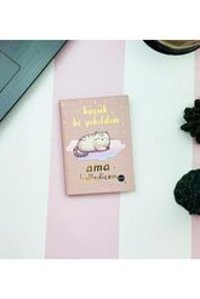 Gift Moda A5 200 Yaprak Çizgisiz Dikişli Sert Kapak 1 Adet Küçük Bi Yıkıldım Okul Defteri
