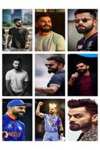 Genel Markalar A4 60 Yaprak Kareli Telli Sert Kapak 1 Adet Virat Kohli Okul Defteri
