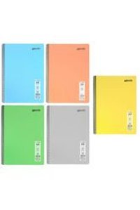 Mynote A4 60 Yaprak Kareli Telli Sert Kapak 5'li Okul Defteri