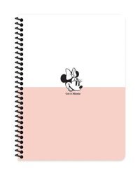 Keskin Color Naturel B5 80 Yaprak Çizgisiz Telli Karton Kapak 1 Adet Minnie Mouse Okul Defteri