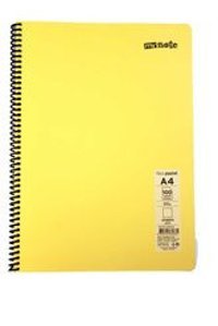 Mynote A4 100 Yaprak Çizgisiz Telli Yumuşak Kapak 1 Adet Okul Defteri