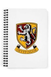 Zeron Tasarım A5 60 Yaprak Çizgisiz Telli Sert Kapak 1 Adet Harry Potter Okul Defteri