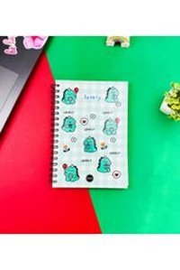 Gift Moda A5 200 Yaprak Çizgisiz Telli Sert Kapak 1 Adet Dino Lovely Okul Defteri