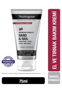 Neutrogena Norveç Formülü El & Tırnak E Vitaminli Kuru Ciltler Parfümlü El Kremi 75 ml