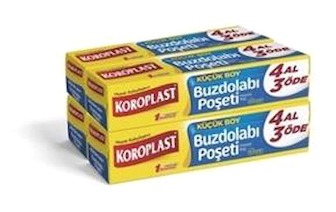 Koroplast Küçük Buzdolabı Poşeti 6x40'lı