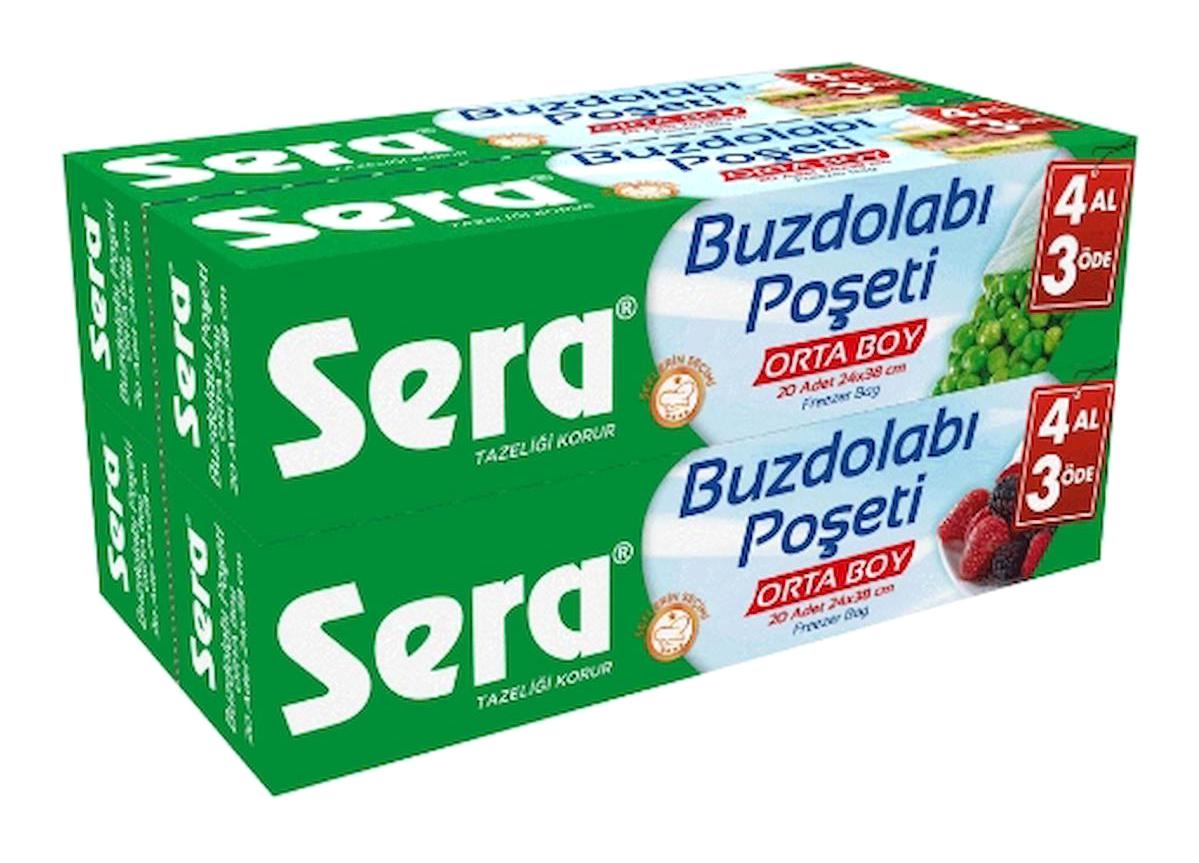 Sera Orta Buzdolabı Poşeti 24x20'li