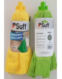 Suff Mikrofiber 2 Adet Mop Sarı-Yeşil