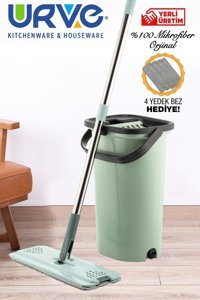 Urve Mikrofiber Mop Seti Yeşil