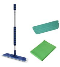 Silva Cam Ve Yer Silme İçin Mop Mavi