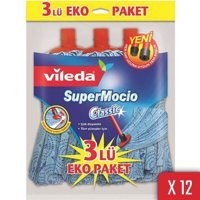 Vileda SuperMocio 3 Adet Paspas Mavi