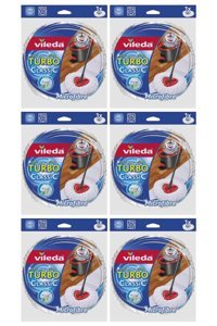 Vileda Turbo & Easy 6 Adet Paspas Beyaz