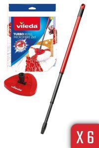 Vileda Turbo Refill Paspas Kırmızı