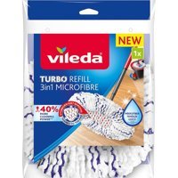Vileda Turbo 3in1 Extra Pedli Mikrofiber Paspas Beyaz