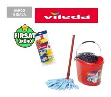 Vileda Süpermacio Mop Seti Kırmızı