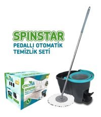 Ekomis Spinstar Pedallı Mop Seti Siyah