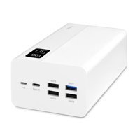 Ttec Mega Kapasiteli 50000 mAh Hızlı Şarj Dijital Göstergeli Micro USB & Type C Çoklu Bağlantı Kablosuz Powerbank Siyah