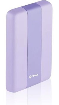 Ktools Snap Up 10000 mAh Hızlı Şarj Mıknatıslı Dijital Göstergeli USB Type C Çoklu Bağlantı Kablosuz Powerbank Beyaz