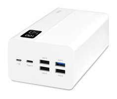 Ttec Mega 50000 mAh Hızlı Şarj Dijital Göstergeli Micro USB & Type C Çoklu Bağlantı Kablosuz Powerbank Siyah