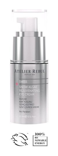 Atelier Rebul Snow Algae Tüm Ciltler İçin Göz Çevresi Krem Pompalı 15 ml