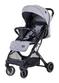 Prego 2034 Aria Katlanabilir 360 Derece Dönen Kabin Tipi Puset Bebek Arabası Gri