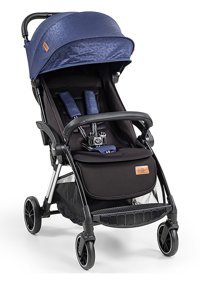 Baby2Go Tulipa Katlanabilir Tek Elle Kapanan Tam Yatar Kabin Tipi Puset Bebek Arabası Mavi