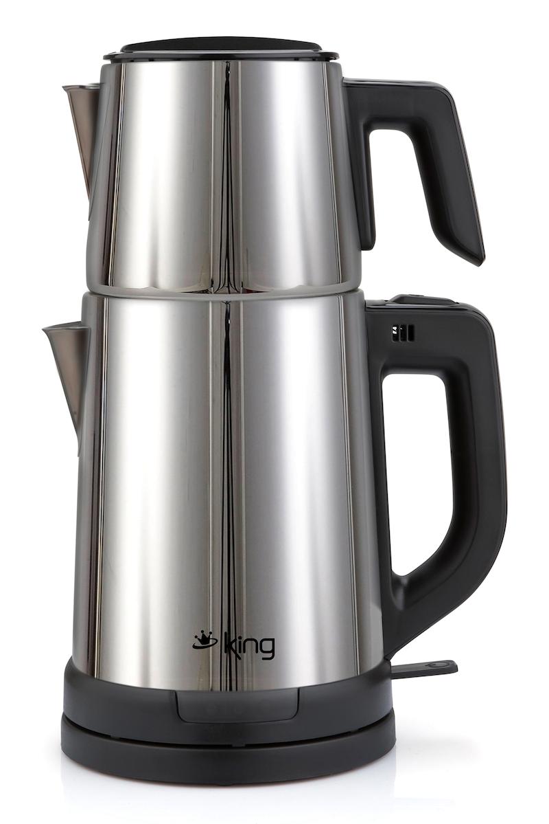 King Kcm 331 1800 W Çelik Gri Çay Makinesi