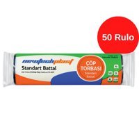 Newtechplast Kokulu Battal Boy 72x95 cm Çöp Poşeti 50x10 Adet Siyah