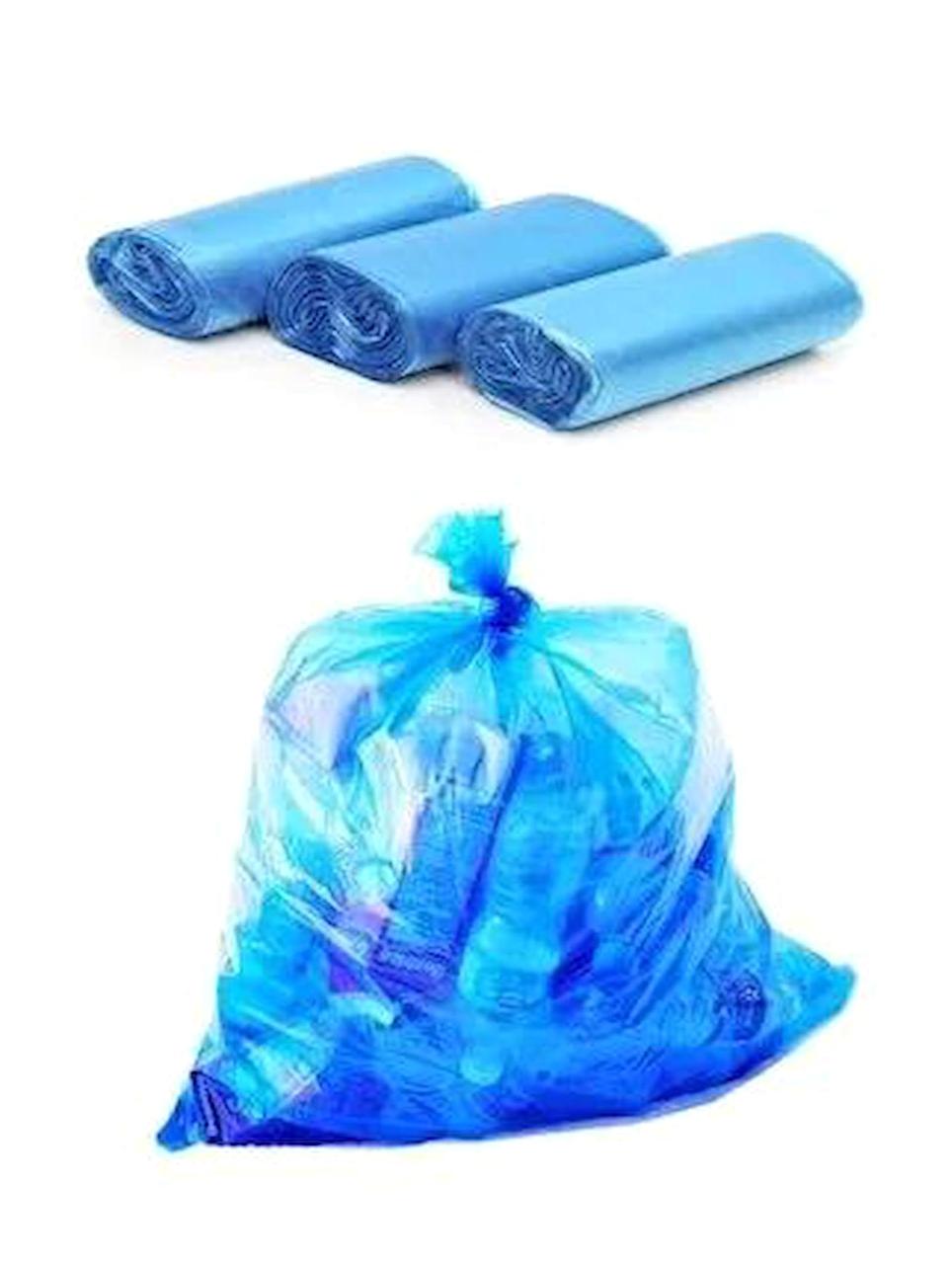 Atiplast Kokulu Orta Boy 55x60 cm Çöp Poşeti 20x10 Adet Mavi