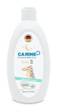 Carine Premium Organik Avokado Yağı-Tatlı Badem Yağı Bebek Masaj Yağı 300 ml
