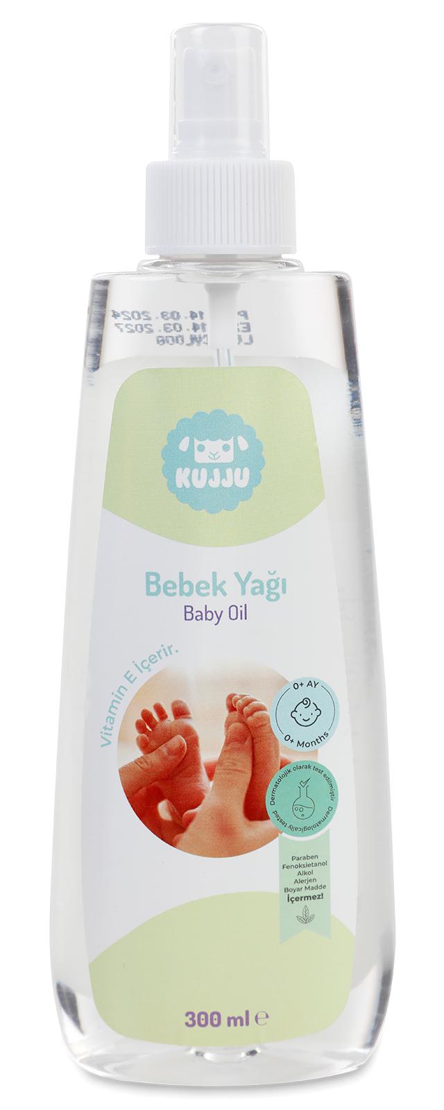 Kujju Organik Bebek Masaj Yağı 300 ml