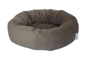 Pet Comfort Hotel Yıkanabilir Tek Fonksiyonlu 50 cm Simit Kedi Yatağı Gri