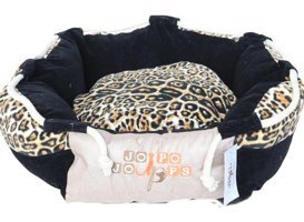 Jojo Pops Rope No 27 Yıkanabilir Tek Fonksiyonlu 35x50 cm Simit Kedi Yatağı Siyah