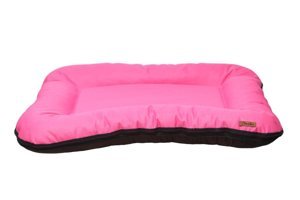Chester Outdoor Yıkanabilir Tek Fonksiyonlu 90x60 cm Simit Kedi Yatağı Pembe