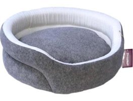 Bedspet Yıkanabilir Tek Fonksiyonlu 40 cm Sepet Kedi Yatağı Gri