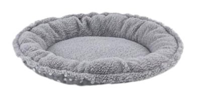 Pet Comfort Sunflower Yıkanabilir Tek Fonksiyonlu 85 cm Simit Kedi Yatağı Gri