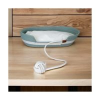 Decohandy Yıkanabilir Tek Fonksiyonlu 45x25 cm Sepet Kedi Yatağı Mavi