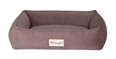 Pet Comfort Golf Yıkanabilir Tek Fonksiyonlu 55x45 cm Simit Kedi Yatağı Pembe