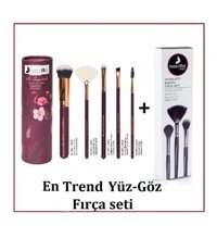 Nascita Trend La Tropicale 6'lı Allık Eyeliner Far Makyaj Fırçası Seti