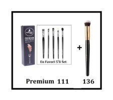 Nascita Pro Favori 6'lı Allık Eyeliner Far Makyaj Fırçası Seti