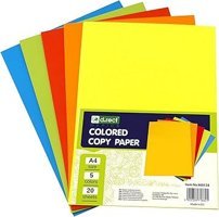 Stobok A4 30 gr 30 Yaprak Desenli 1 Top Çok Renkli Sertifika Kağıdı