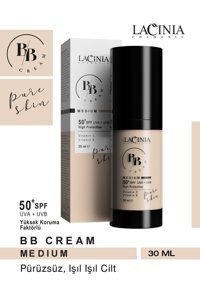 Lacinia Tüm Ciltler İçin Su Bazlı Sivilce Yapmayan BB Krem Orta Ton