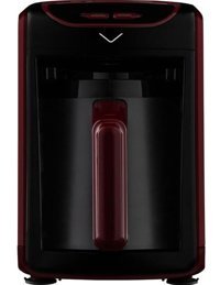 Vestel BD710 Tek Hazneli Otomatik 240 ml 4 Fincan Bordo Türk Kahvesi Makinesi