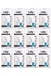 Lady Fit Pamuk Organik Antialerjik İnce 18'li Hijyenik Ped 12 Adet